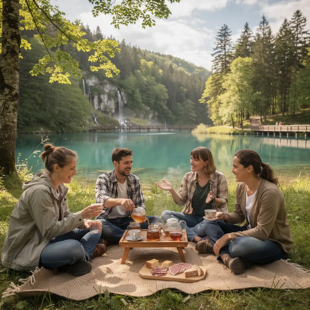 Sušeni cvjetovi hibiskusa u staklenoj posudi.