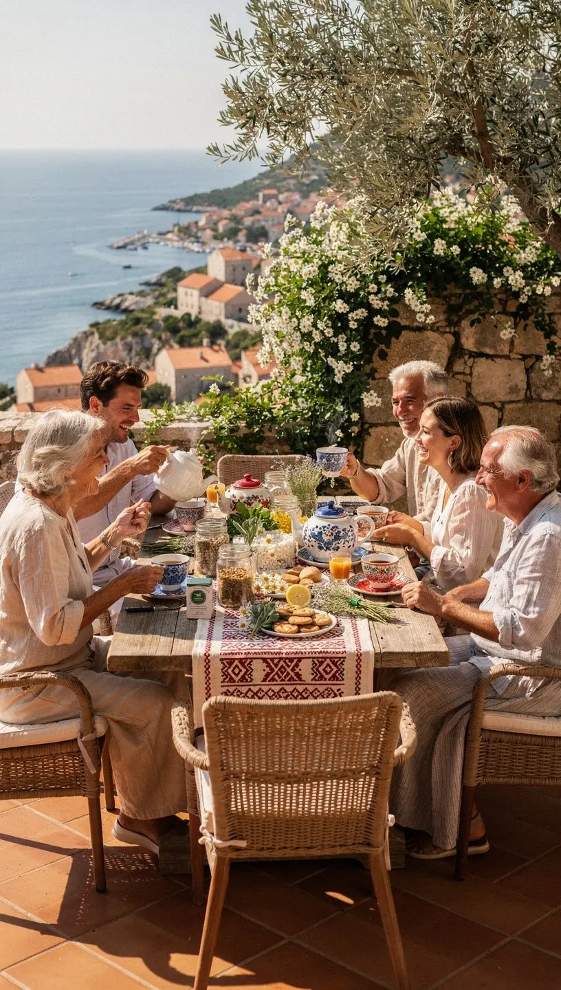 Pakiranje čaja s autentičnim hrvatskim motivima i prirodnim sastojcima.
