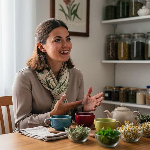 Zlatni čaj s medom poslužen u vintage čaši.